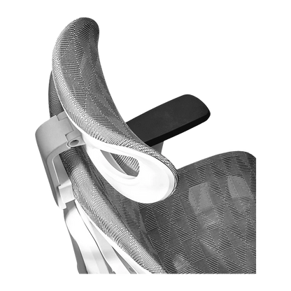 Silla Acteck Flux Pro Ec757 / Ergonomica / Max 150 Kg / Piston Clase 4 / Reposabrazos 3d / Reposapies / Cabecera Ajustable / Inclinacion 135 Grados / Tela Transpirable / Blanco / Ac-940276
