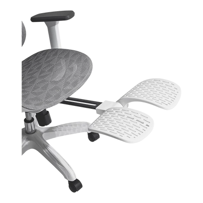 Silla Acteck Flux Pro Ec757 / Ergonomica / Max 150 Kg / Piston Clase 4 / Reposabrazos 3d / Reposapies / Cabecera Ajustable / Inclinacion 135 Grados / Tela Transpirable / Blanco / Ac-940276
