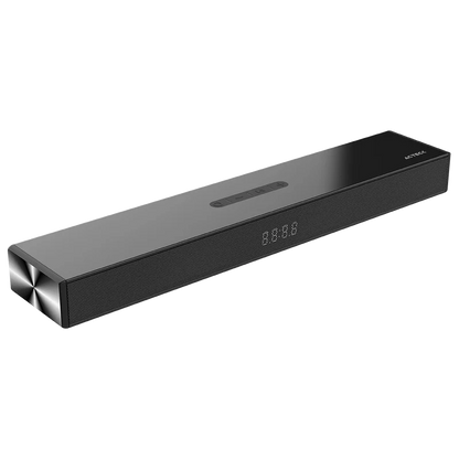 Barra De Sonido Acteck Dynamic Thin Bs600 / 3 Boocinas + Subwoofer / Sonido Estereo 2.1 / 60 W / 80 Db / 3.5 Mm - Usb - Hdmi - Optical - Bluetooth 5.3 / Negro / Ac-940801