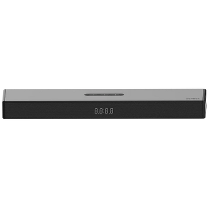 Barra De Sonido Acteck Dynamic Thin Bs600 / 3 Boocinas + Subwoofer / Sonido Estereo 2.1 / 60 W / 80 Db / 3.5 Mm - Usb - Hdmi - Optical - Bluetooth 5.3 / Negro / Ac-940801