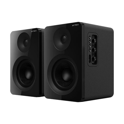 Bocinas Acteck Dynamic Exact R Bs700 / Rca - Hdmi Arc - Usb - Bluetooth 5.3 / 50 W / Iluminación Rgb 7 Modos / Sonido Envolvente Y Potente / Elite Negro / Ac-940818