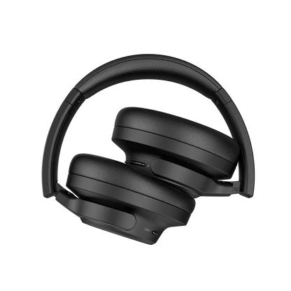 Audifonos Acteck Hype Epic Hp750 / Diadema / Inalambricos / Dual Bt - Aux 3.5 Mm / Bateria 75 Hrs / Microfono Omnidireccional / Cancelacion De Ruido / Bocinas 40 Mm 20 Hz A 20 Khz / Negro / Ac-940856