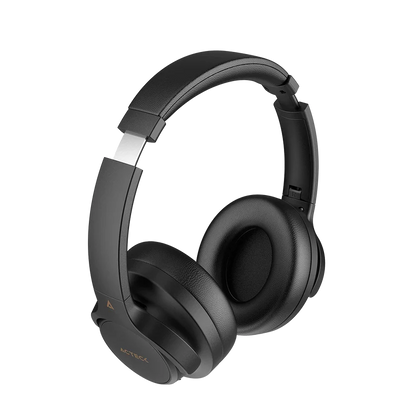 Audifonos Acteck Hype Epic Hp750 / Diadema / Inalambricos / Dual Bt - Aux 3.5 Mm / Bateria 75 Hrs / Microfono Omnidireccional / Cancelacion De Ruido / Bocinas 40 Mm 20 Hz A 20 Khz / Negro / Ac-940856