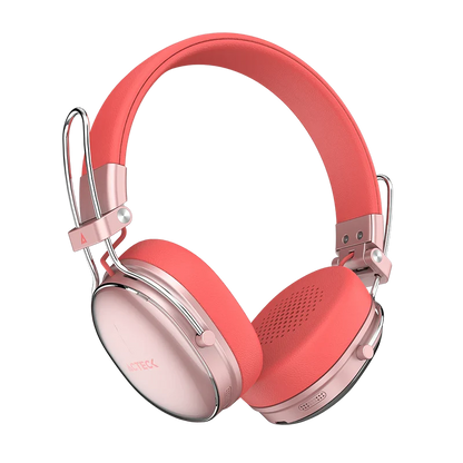 Audifonos Acteck Luxe Chic Hp710 / Diadema / Inalambricos / Bt 5.4 / Microfono Omnidireccional / 20 Hz A 20 Khz / Bateria 30 Hrs / Cancelacion De Ruido Hibrido / Salmon / Ac-940894