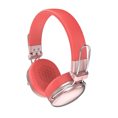 Audifonos Acteck Luxe Chic Hp710 / Diadema / Inalambricos / Bt 5.4 / Microfono Omnidireccional / 20 Hz A 20 Khz / Bateria 30 Hrs / Cancelacion De Ruido Hibrido / Salmon / Ac-940894
