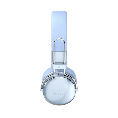 Audifonos Acteck Luxe Chic Hp710 / Diadema / Inalambricos / Bt 5.4 / Microfono Omnidireccional / 20 Hz A 20 Khz / Bateria 30 Hrs / Cancelacion De Ruido Hibrido / Azul / Ac-940917