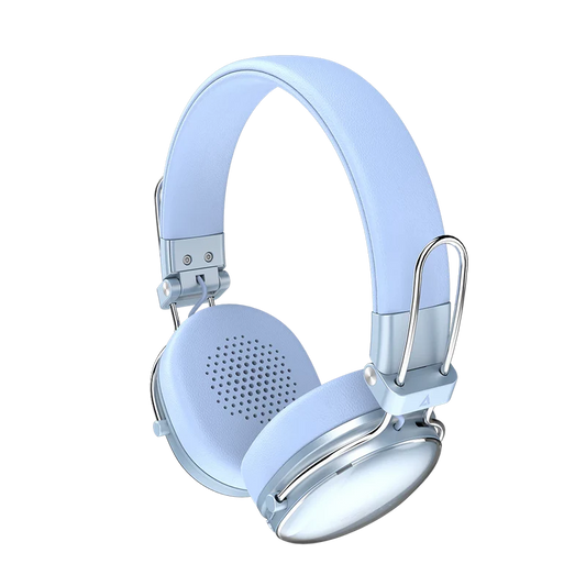 Audifonos Acteck Luxe Chic Hp710 / Diadema / Inalambricos / Bt 5.4 / Microfono Omnidireccional / 20 Hz A 20 Khz / Bateria 30 Hrs / Cancelacion De Ruido Hibrido / Azul / Ac-940917