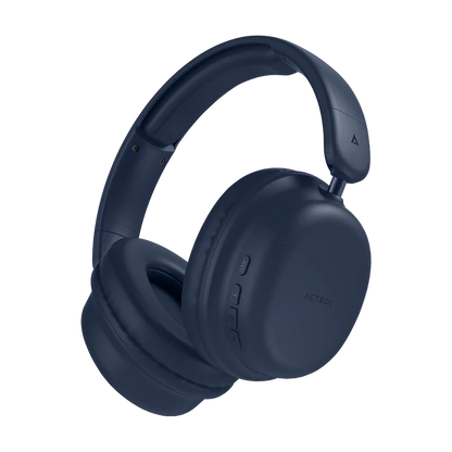Audifonos Acteck Honour 2 Plus Hp626 / Diadema / Inalambricos / Bt 5.4 - Aux 3.5 Mm / Bateria 25 Hrs / Microfono Omnidireccional / 20 Hz-20 Khz / Cancelacion De Ruido / Azul / Ac-940962