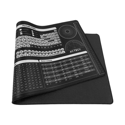 Mouse Pad Xl Acteck Flow Tools Mt494h / Tela + Goma / DiseÑo Herramientas / Alta Resistencia / Antidestizante / Negro / Ac-941075