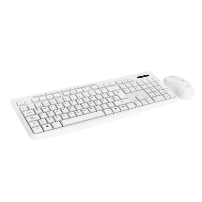 Kit Acteck Creator Prime Mk255 / Teclado Y Mouse / Inalambrico / Usb Dongle / Windows / EspaÑol / Membrana / 105 Teclas / Multimedia / Optico / 1600 Dpi Ajustable / 4 Botones / Blanco / Ac-941785