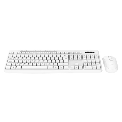 Kit Acteck Creator Prime Mk255 / Teclado Y Mouse / Inalambrico / Usb Dongle / Windows / EspaÑol / Membrana / 105 Teclas / Multimedia / Optico / 1600 Dpi Ajustable / 4 Botones / Blanco / Ac-941785