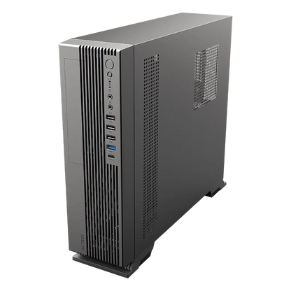 Gabinete Acteck Onex Gs455 / Mini Torre Slim / Micro Atx - Mini Itx / Fuente De Poder Sfx 500 W / Doble Posicion / Lector De Tarjetas Sd / Full Metal / 5 AÑos De Garantia / Negro / Ac-943079