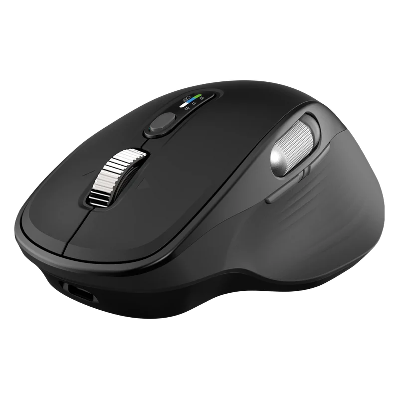 Mouse Acteck Virtuos Pro Ultra Mi777 / Inalambrico Dual / Ergonomico / Recargable / Win, Mac, Android / Optico / 11 Botones +scroll Metalico / 4800 Dpi Ajustable / Negro / Ac-943444