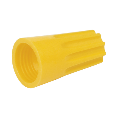 Capuchón Roscable / 10 Awg / Amarillo / Paquete De 25 Piezas.