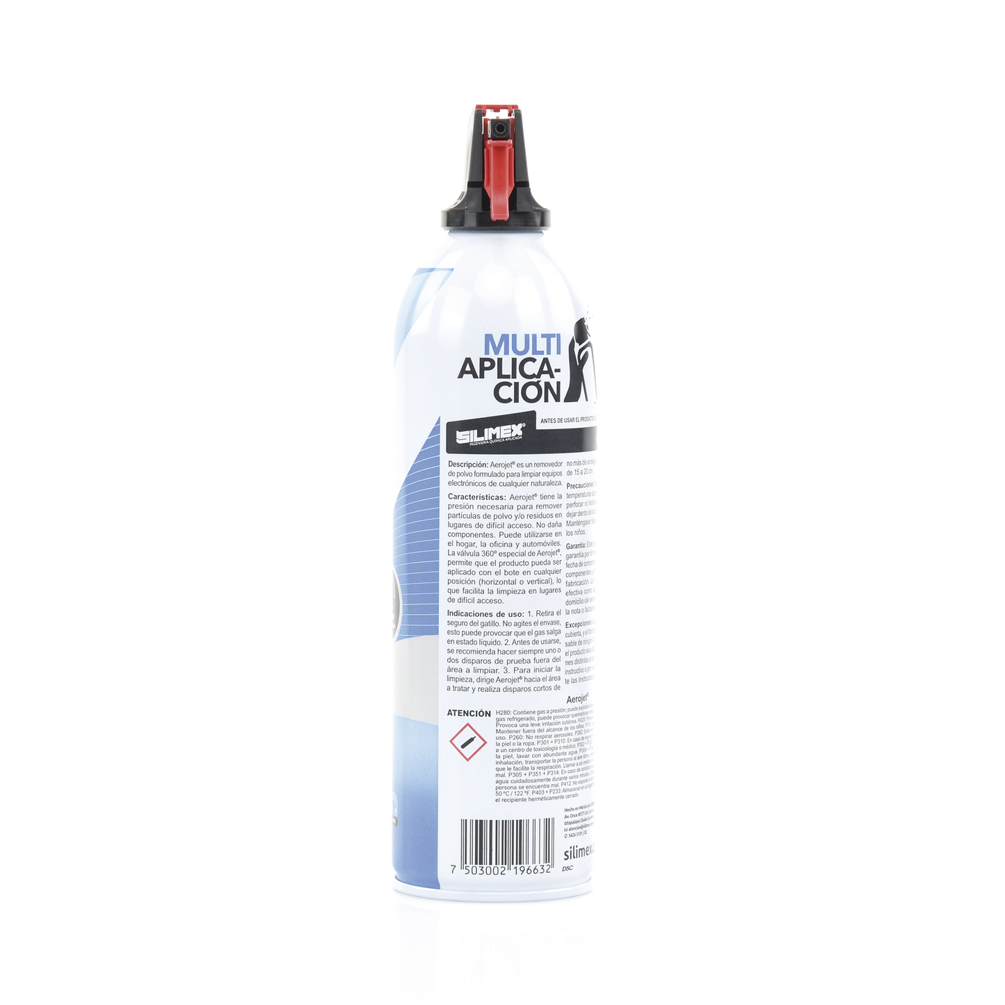 Aire Comprimido Aerojet 360 Removedor De Polvo Silimex De 660 Ml.