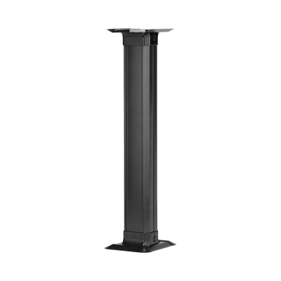 Accesorio De Conexión A Mesa, Para Uso Con Canaleta De Piso Afr4bcbl6, Material Pvc Rígido, Color Negro