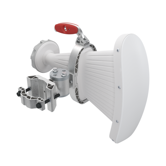 Antena Sectorial Asimétrica de 90° 5180 - 6000 MHz, 16 dBi con soporte mejorado, listas para TwisPort sin pérdida