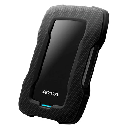 Disco Duro Externo Adata Hd330 2tb Portatil 2.5 Usb 3.2 Windows Mac Linux Contragolpes Slim Color Negro Ahd330-2tu31-cbk
