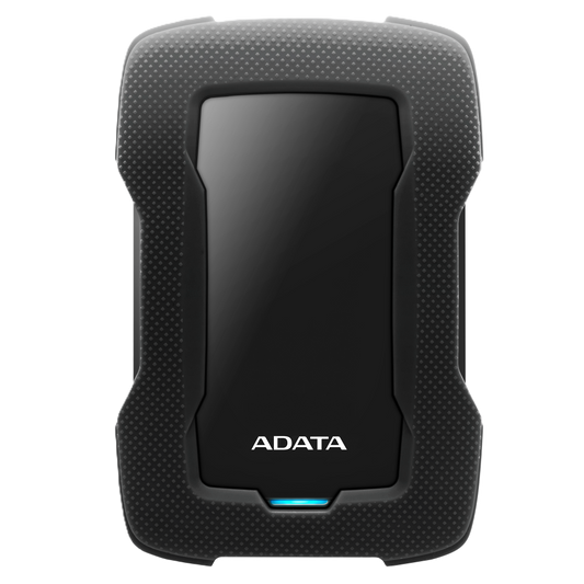 Disco Duro Externo Adata Hd330 2tb Portatil 2.5 Usb 3.2 Windows Mac Linux Contragolpes Slim Color Negro Ahd330-2tu31-cbk