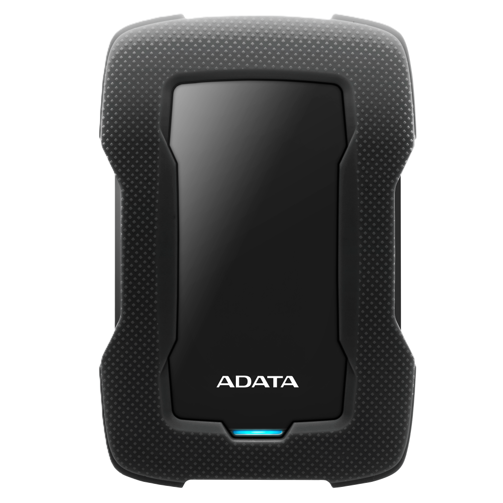 Disco Duro Externo Adata Hd330 1tb Portatil 2.5 Usb 3.2 Windows Mac Linux Contragolpes Slim Color Negro (ahd330-1tu31-cbk)