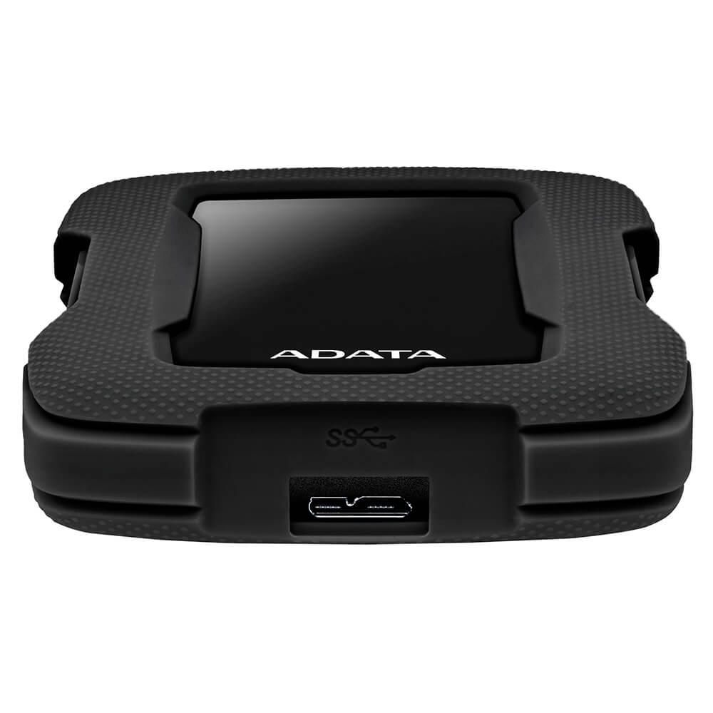 Disco Duro Externo Adata Hd330 1tb Portatil 2.5 Usb 3.2 Windows Mac Linux Contragolpes Slim Color Negro (ahd330-1tu31-cbk)