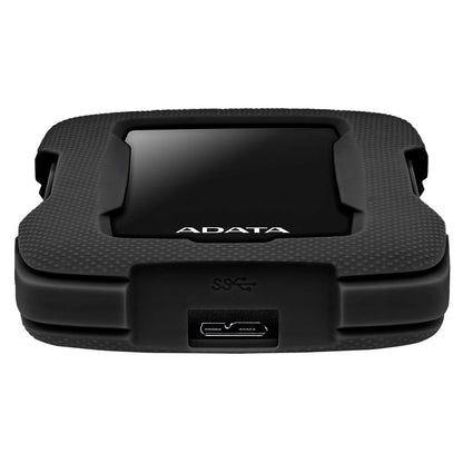 Disco Duro Externo Adata Hd330 1tb Portatil 2.5 Usb 3.2 Windows Mac Linux Contragolpes Slim Color Negro (ahd330-1tu31-cbk)