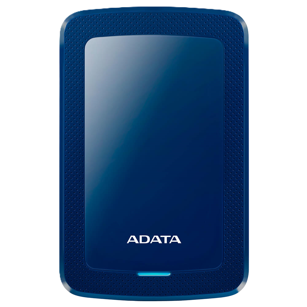 Disco Duro Externo Adata Hv300 2tb Portatil 2.5 Usb 3.2 Windows Mac Linux Dashdrive Slim Color Azul Ahv300-2tu31-cbl