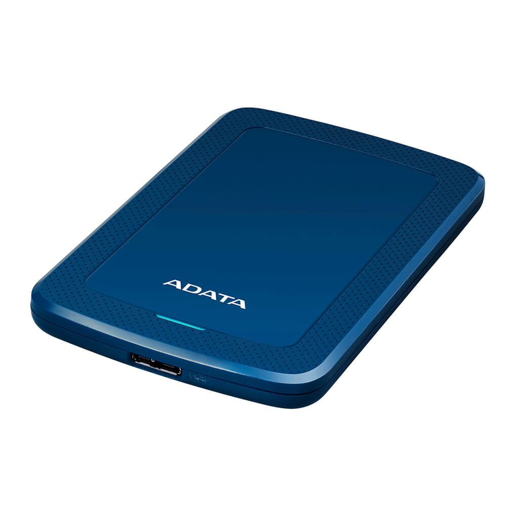 Disco Duro Externo Adata Hv300 1tb Portatil 2.5 Usb 3.2 Windows Mac Linux Dashdrive Slim Color Azul Ahv300-1tu31-cbl