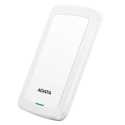 Disco Duro Externo Adata Hv300 1tb Portatil 2.5 Usb 3.2 Windows Mac Linux Dashdrive Slim Color Blanco Ahv300-1tu31-cwh