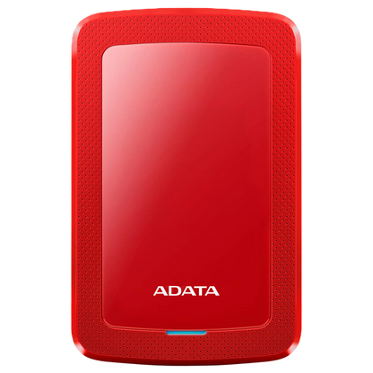 Disco Duro Externo Adata Hv300 1tb Portatil 2.5 Usb 3.2 Windows Mac Linux Dashdrive Slim Color Rojo (ahv300-1tu31-crd)