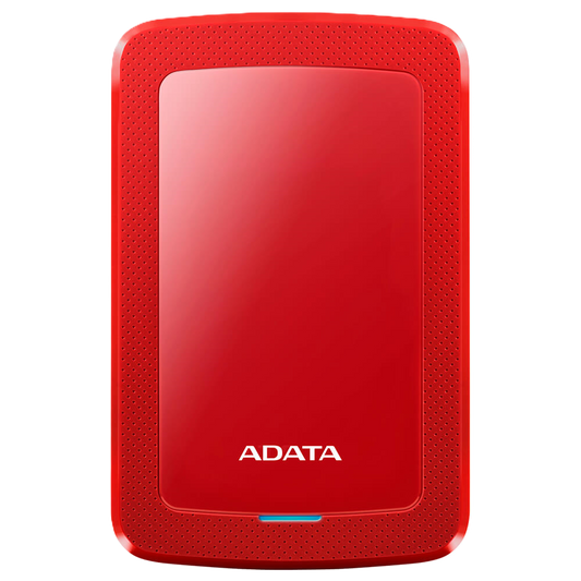 Disco Duro Externo Adata Hv300 1tb Portatil 2.5 Usb 3.2 Windows Mac Linux Dashdrive Slim Color Rojo (ahv300-1tu31-crd)