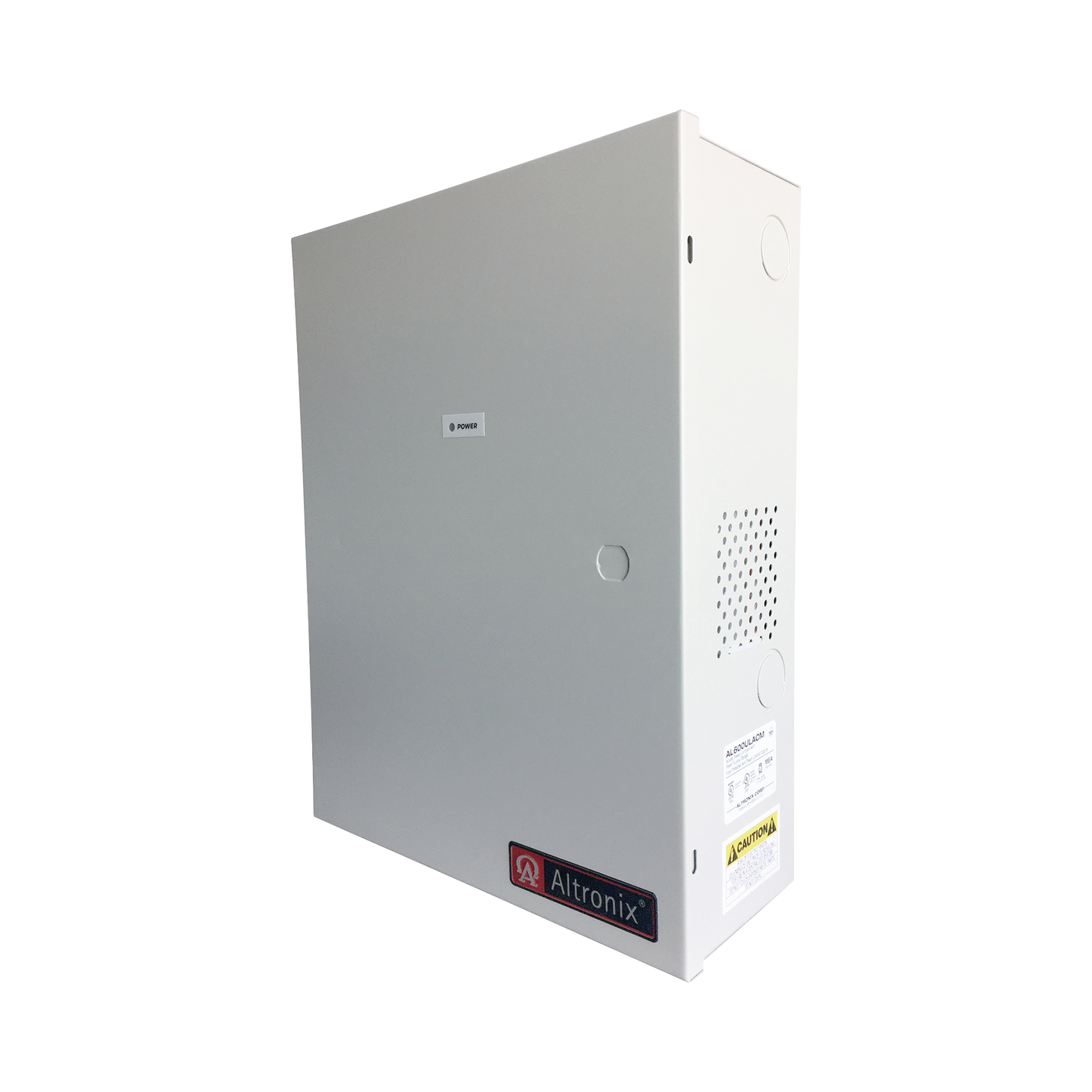 Fuente de poder ALTRONIX de 12/24 Vcc @ 6 Amper, con capacidad de batería de respaldo, requiere batería, 8 salidas, con voltaje de entrada de 115 Vca