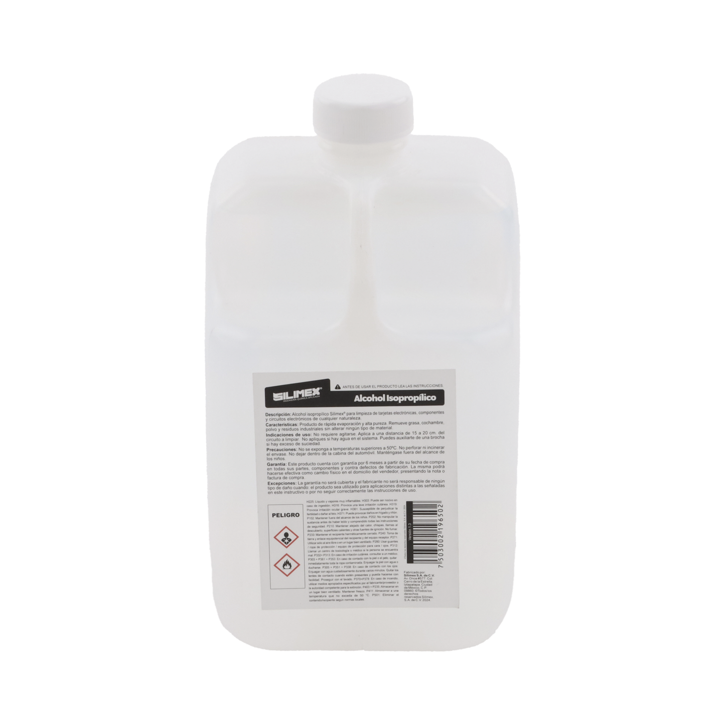 Alcohol Isopropilico Envase De 1 Lt Silimex