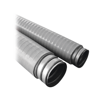 Tubo Flexible Tipo Liquidtight De 3" (75 Mm). Acero + Forro Pvc. Rollo De 10 Metros.