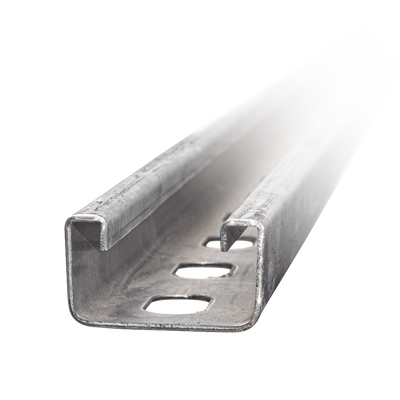 Unicanal Perforado 4 X 2 Cm X 3 M / Calibre 12 / Galv. Electrolítico.