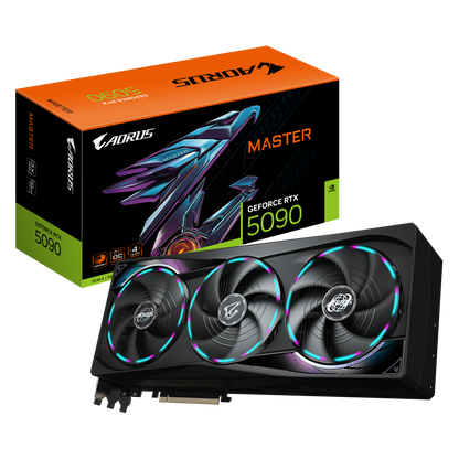 Tarjeta De Video Gigabyte Gv-n5090aorus M-32gd / Rtx 5090 / Gddr7 32gb / Pcie 5.0 / Dp 2.1 / Hdmi 2.1 / Gama Alta