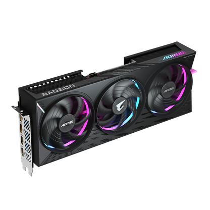 Tarjeta De Video Gigabyte Gv-r9070xtaorus E-16gd / Radeon Rx 9070 Xt / 16 Gb Gddr6 / Pcie 5.0 / Gamer