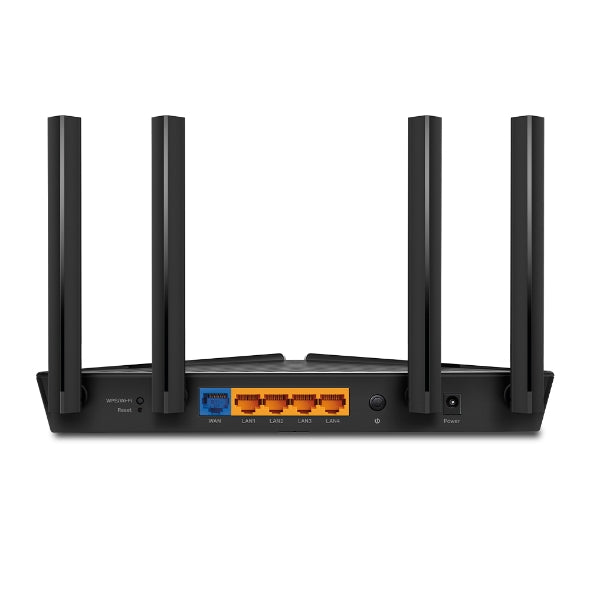 Router Wifi 6 Doble Banda Ax 1800 Mbps /  Mu-mimo Y Ofdma / 1 Puerto Wan 10/100/1000 Mbps / 4 Puertos Lan 10/100/1000 Mbps / 4 Potentes Antenas / Compatible Con Easymesh