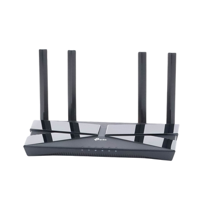 Router WiFi 6 doble banda AX 3000 Mbps /  MU-MIMO y OFDMA / 1 Puerto WAN 10/100/1000 Mbps / 4 Puertos LAN 10/100/1000 Mbps / 4 Potentes Antenas.