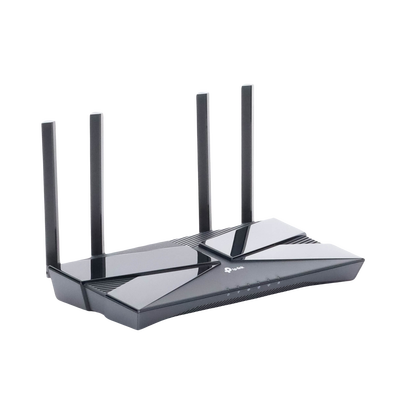 Router WiFi 6 doble banda AX 3000 Mbps /  MU-MIMO y OFDMA / 1 Puerto WAN 10/100/1000 Mbps / 4 Puertos LAN 10/100/1000 Mbps / 4 Potentes Antenas.