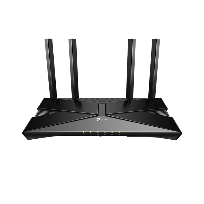 Router WiFi 6 doble banda AX 3000 Mbps /  MU-MIMO y OFDMA / 1 Puerto WAN 10/100/1000 Mbps / 4 Puertos LAN 10/100/1000 Mbps / 4 Potentes Antenas.