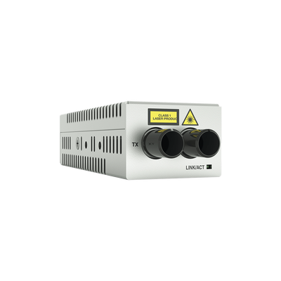 Mini Convertidor De Medios De Cobre A Fibra Multimodo De Escritorio 1000tx A 1000sx Conector St