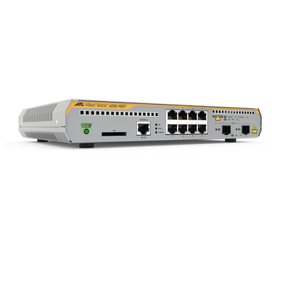 Switch Administrable Capa 3, 8 puertos 10/100/1000 Mbps + 2 puertos SFP Gigabit