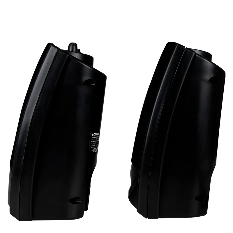 Bocinas Acteck Ax-2500 / Alambrica / Conector 3.5 Mm / Sonido Estereo 2.0 / 3 W / Negro / Aubo-014