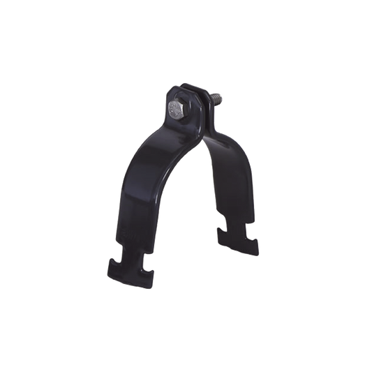 Abrazadera Unicanal con Recubrimiento de PVC de 1/2" (12.7 mm).