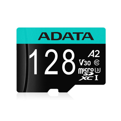 Memoria Adata Micro Sdxc/sdhc 128gb Uhs-i 100mb/85mb Clase 10 V30 A2 C/adaptador Ausdx128gui3v30sa2-ra1