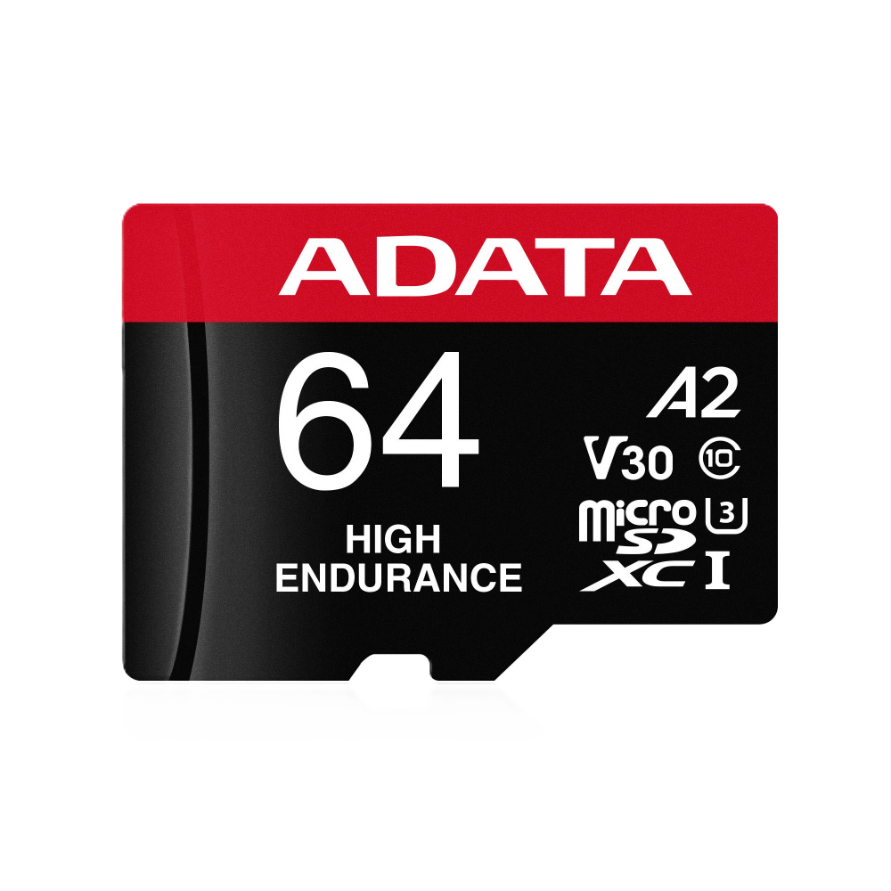 Memoria Adata Micro Sdxc/sdhc 64gb Uhs-i Videovigilancia 24/7 100mb/80mb 4k Clase 10 U3 V30 A2 C/adaptador (ausdx64gui3v30sha2-ra1)