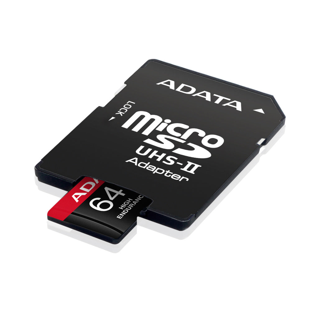 Memoria Adata Micro Sdxc/sdhc 64gb Uhs-i Videovigilancia 24/7 100mb/80mb 4k Clase 10 U3 V30 A2 C/adaptador (ausdx64gui3v30sha2-ra1)
