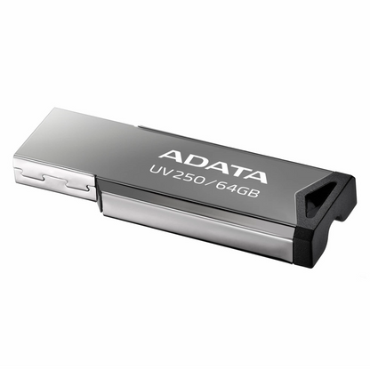 Memoria Adata 64gb Usb 2.0 Uv250 Metalica (auv250-64g-rbk)