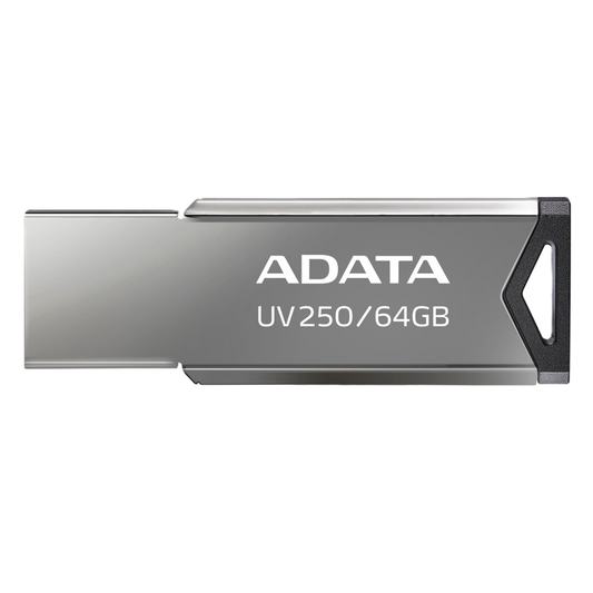 Memoria Adata 64gb Usb 2.0 Uv250 Metalica (auv250-64g-rbk)